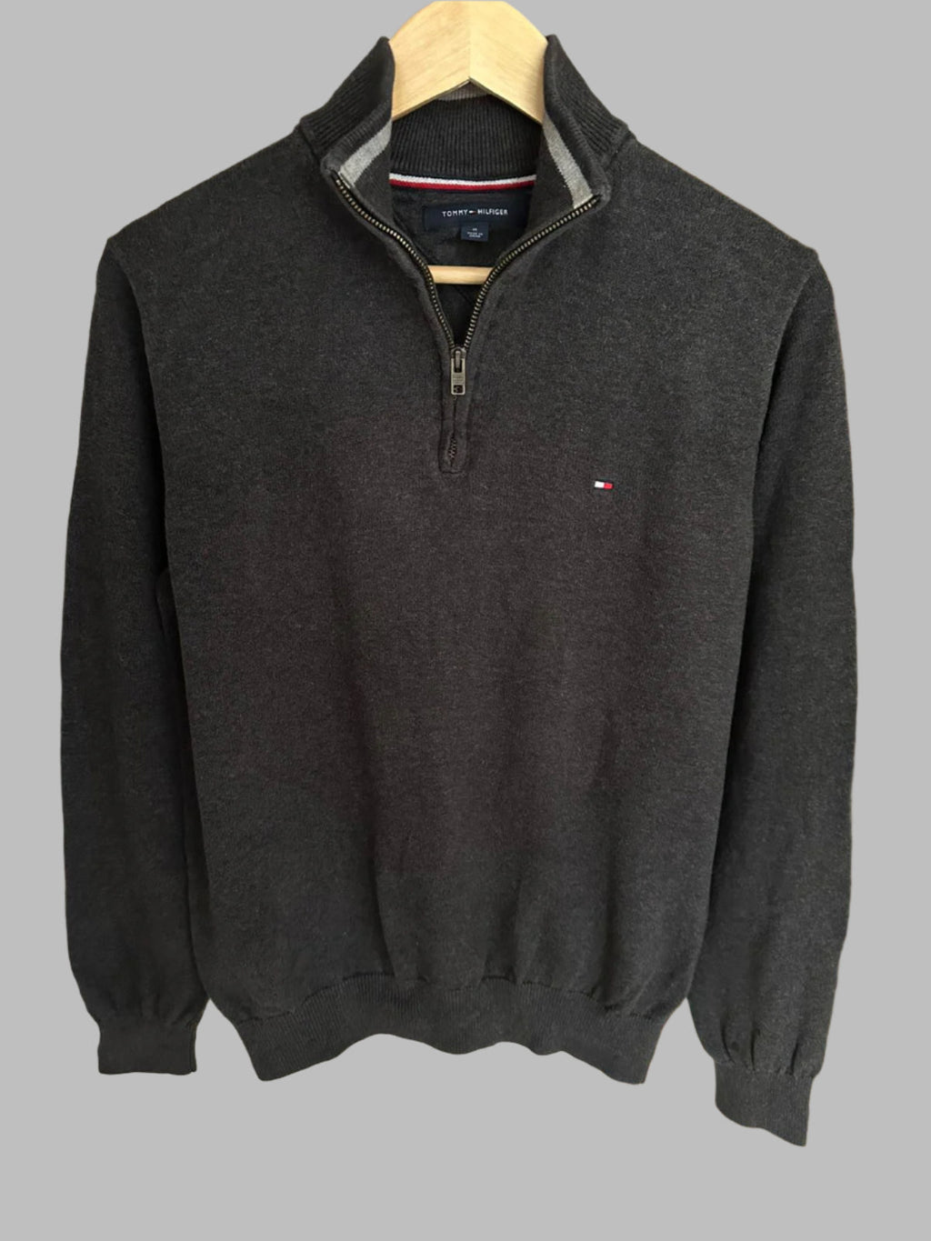 Pull demi zippé TOMMY HILFIGER Taille M Spot-Chic