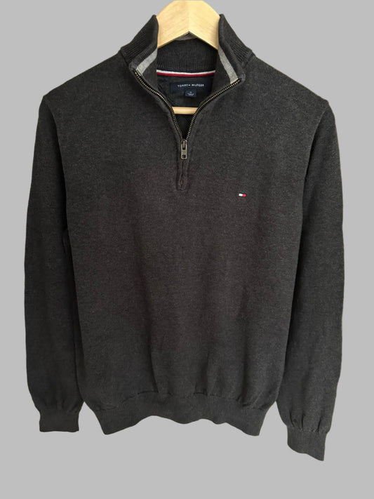 Pull demi zippé TOMMY HILFIGER Taille M Spot-Chic