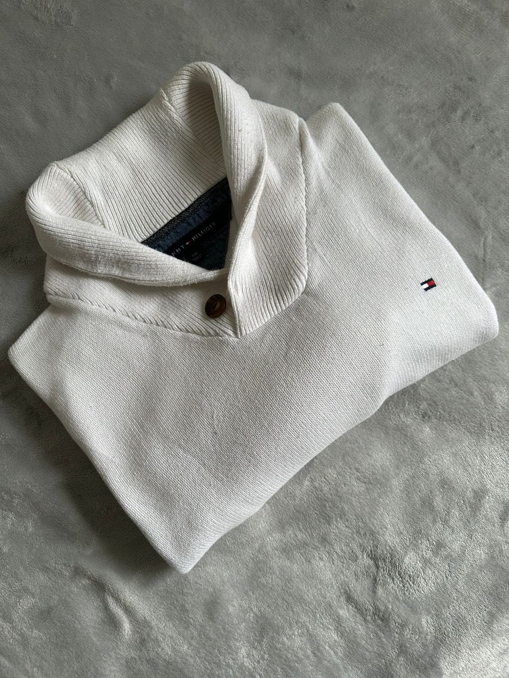 Pull demi boutonnée TOMMY HILFIGER Taille L Spot-Chic