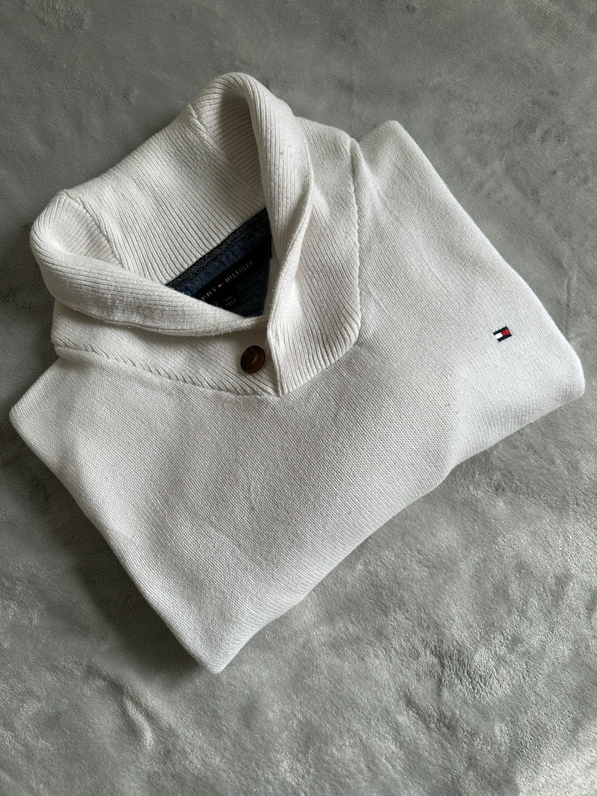 Pull demi boutonnée TOMMY HILFIGER Taille L Spot-Chic