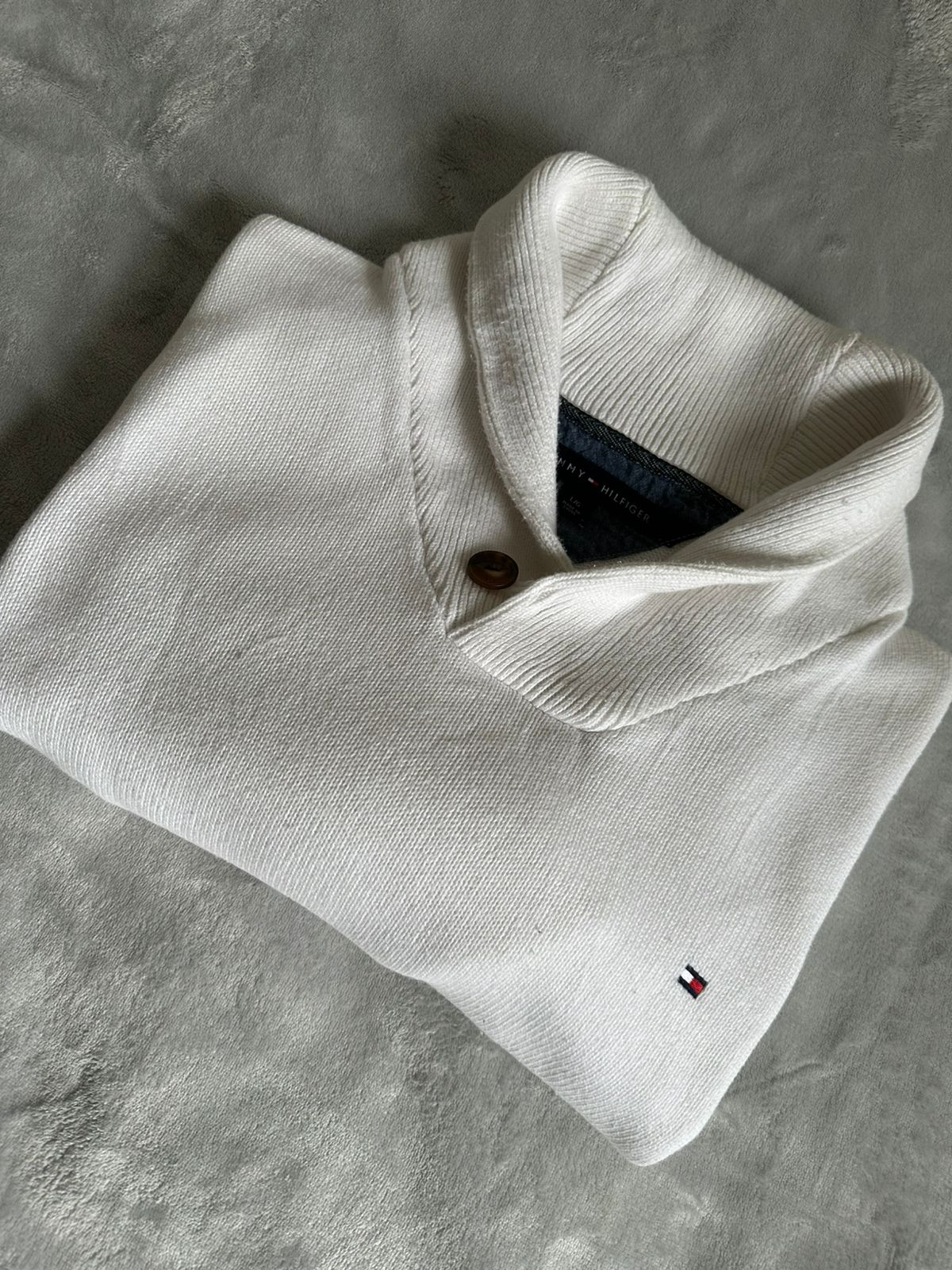 Pull demi boutonnée TOMMY HILFIGER Taille L Spot-Chic