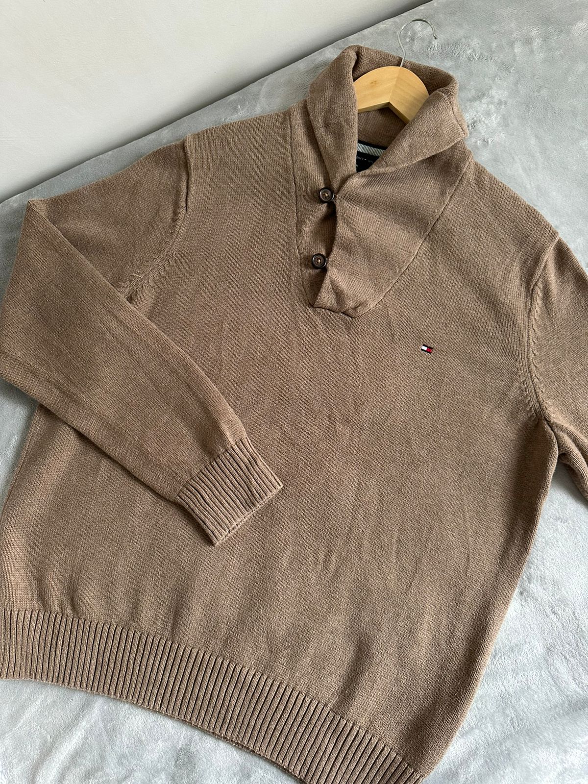 Pull demi boutonnée TOMMY HILFIGER Taille L Spot-Chic