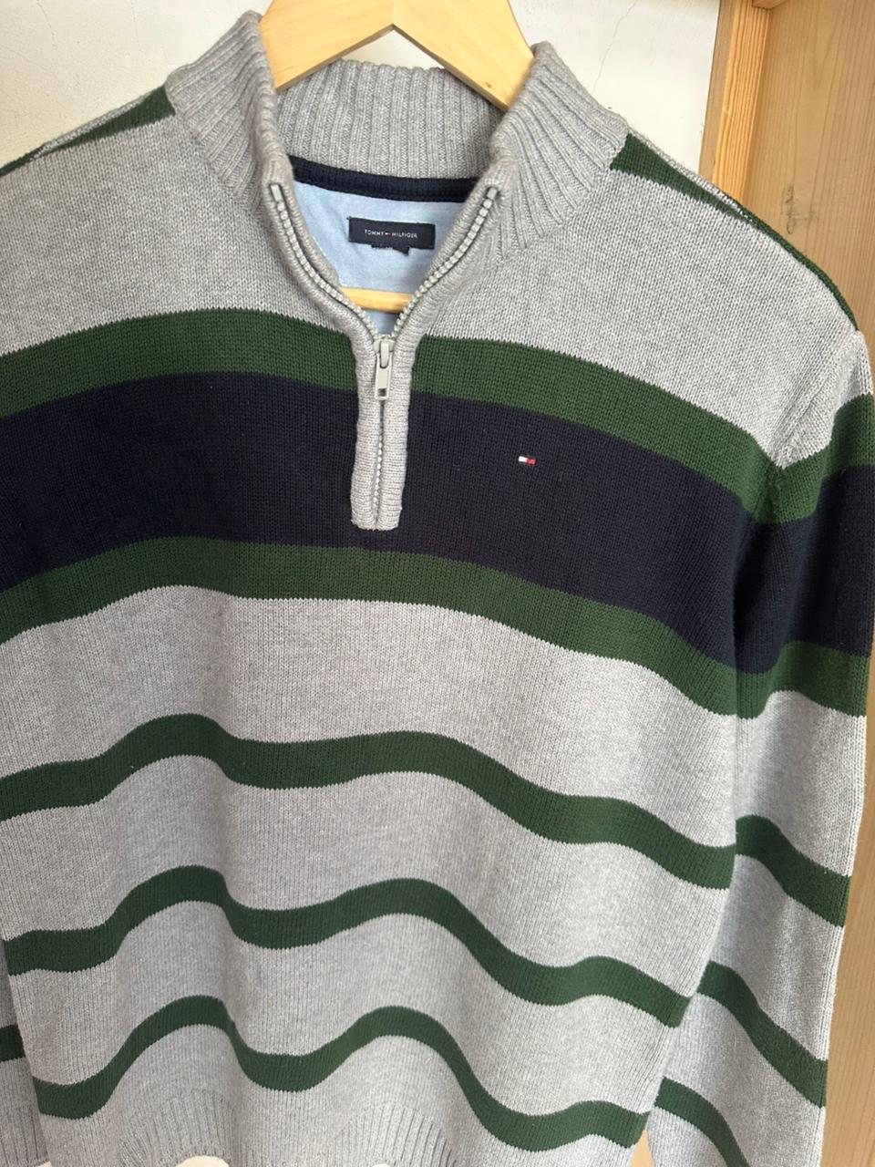 Pull demi zippé TOMMY HILFIGER  S Spot-Chic