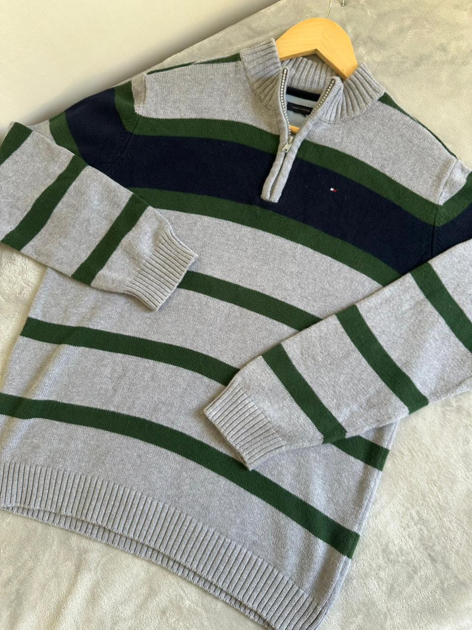 Pull demi zippé TOMMY HILFIGER  S Spot-Chic