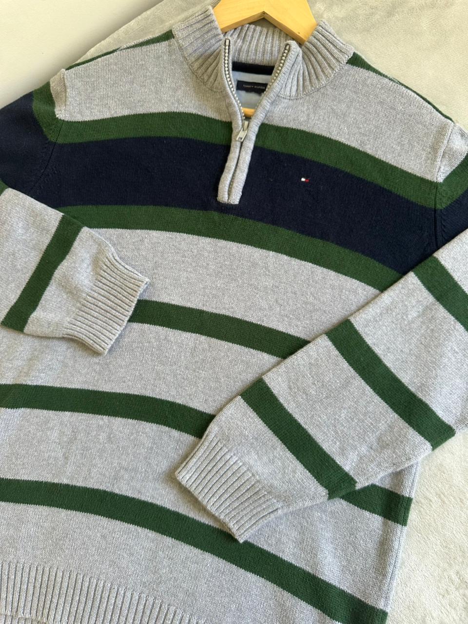Pull demi zippé TOMMY HILFIGER  S Spot-Chic