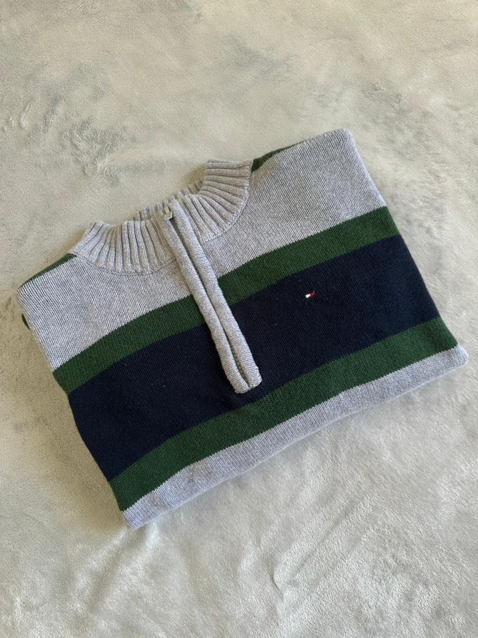 Pull demi zippé TOMMY HILFIGER  S Spot-Chic