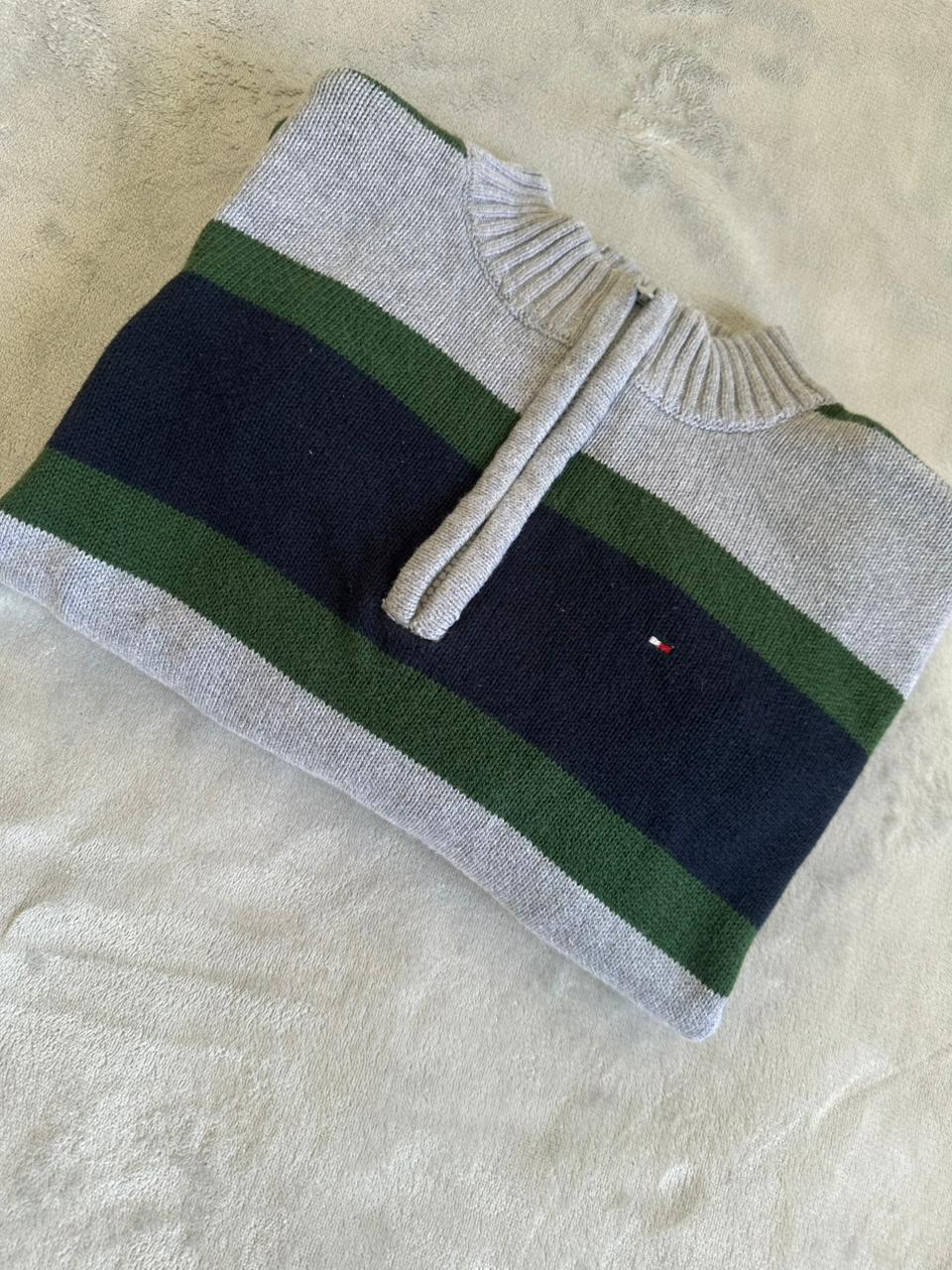 Pull demi zippé TOMMY HILFIGER  S Spot-Chic