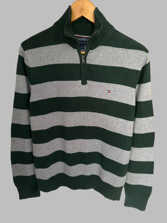 Pull demi zippé TOMMY HILFIGER Taille M Spot-Chic