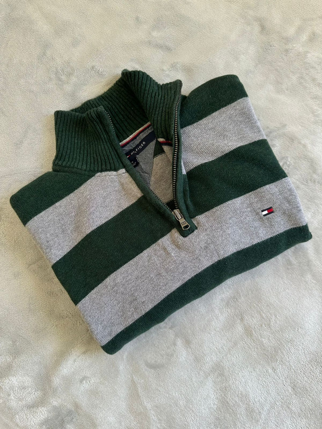 Pull demi zippé TOMMY HILFIGER Taille M Spot-Chic