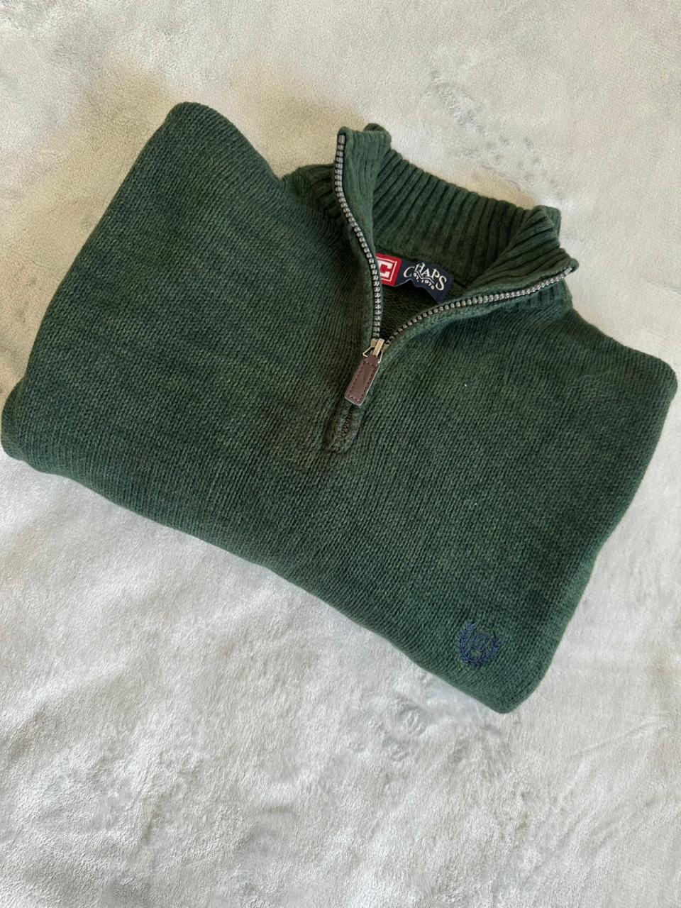 Pull demi zippé CHAPS Taille M Spot-Chic