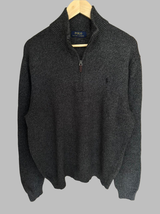 Pull demi zippé RALPH LAUREN Taille M Spot-Chic