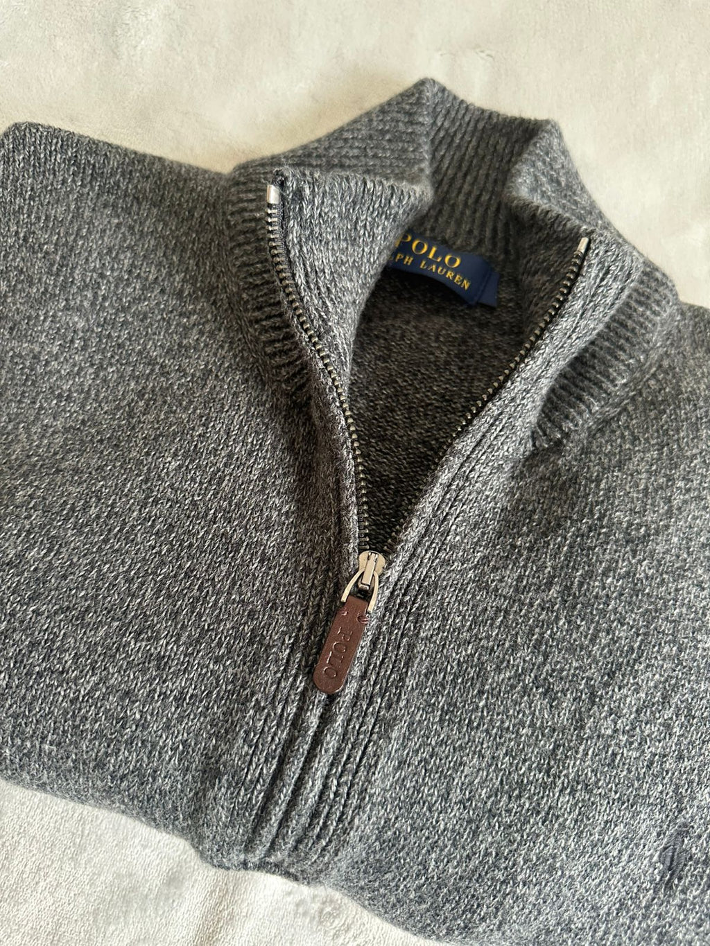 Pull demi zippé RALPH LAUREN Taille M Spot-Chic