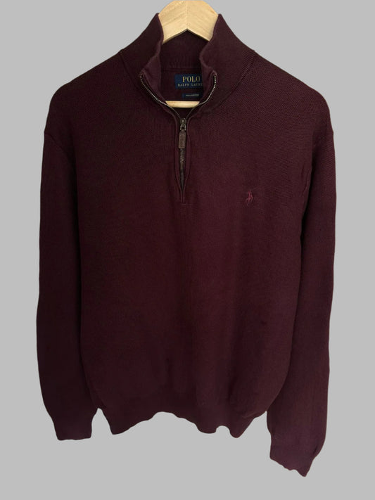 Pull demi zippé RALPH LAUREN Taille M Spot-Chic