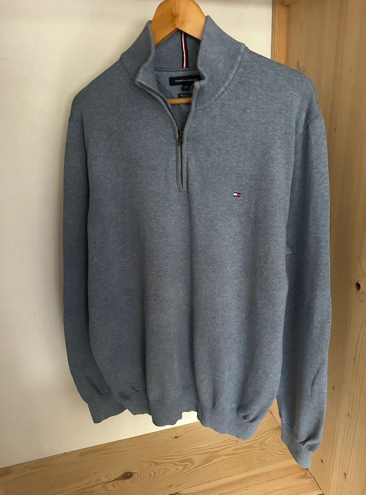 Pull demi zippé TOMMY HILFIGER Taille XL Spot-Chic