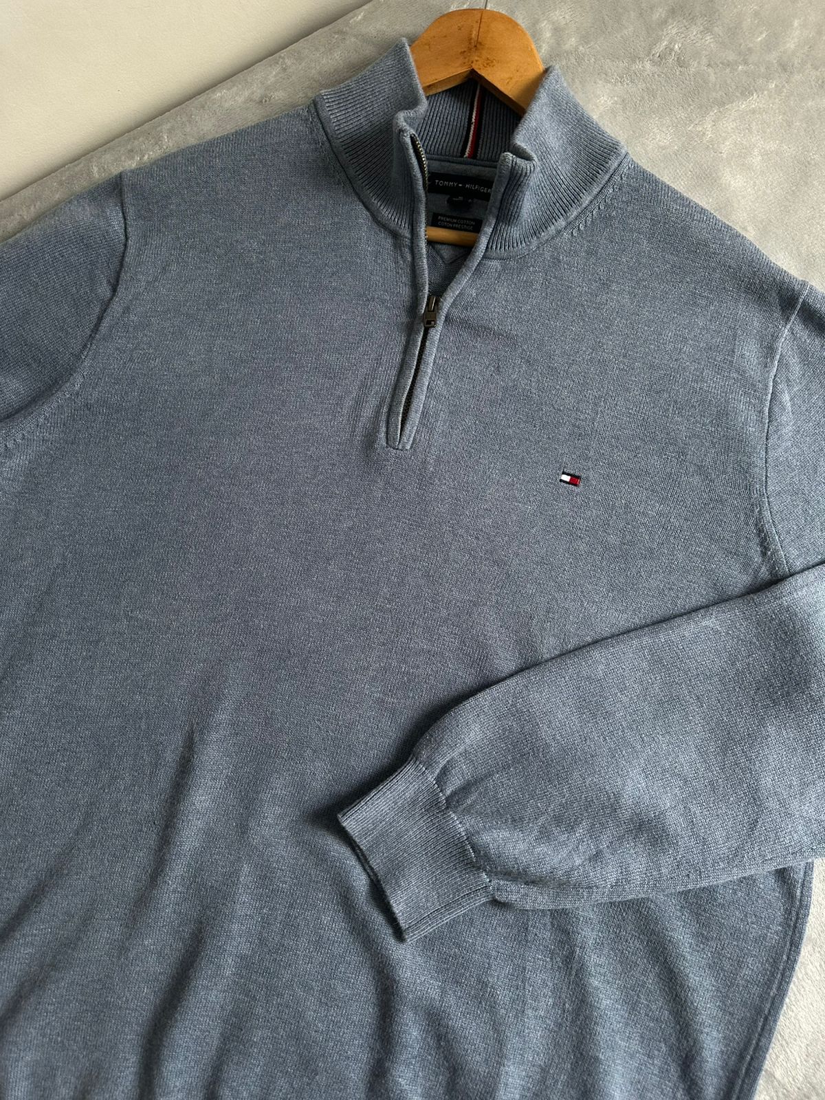 Pull demi zippé TOMMY HILFIGER Taille XL Spot-Chic