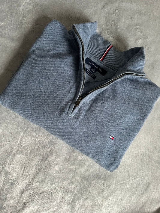 Pull demi zippé TOMMY HILFIGER Taille XL Spot-Chic