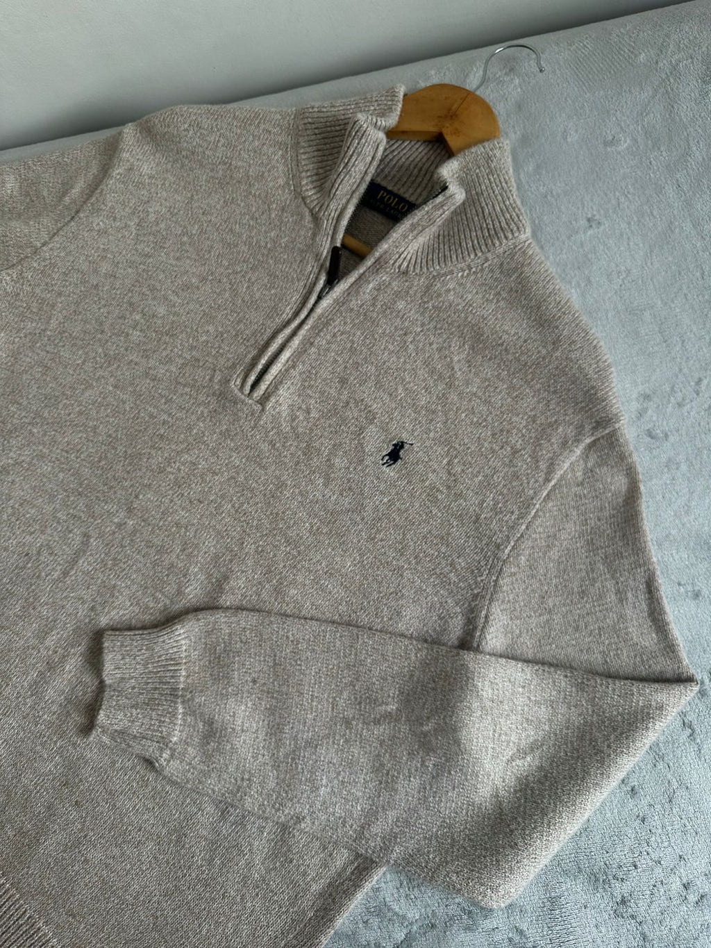 Pull demi zippé RALPH LAUREN Taille M Spot-Chic