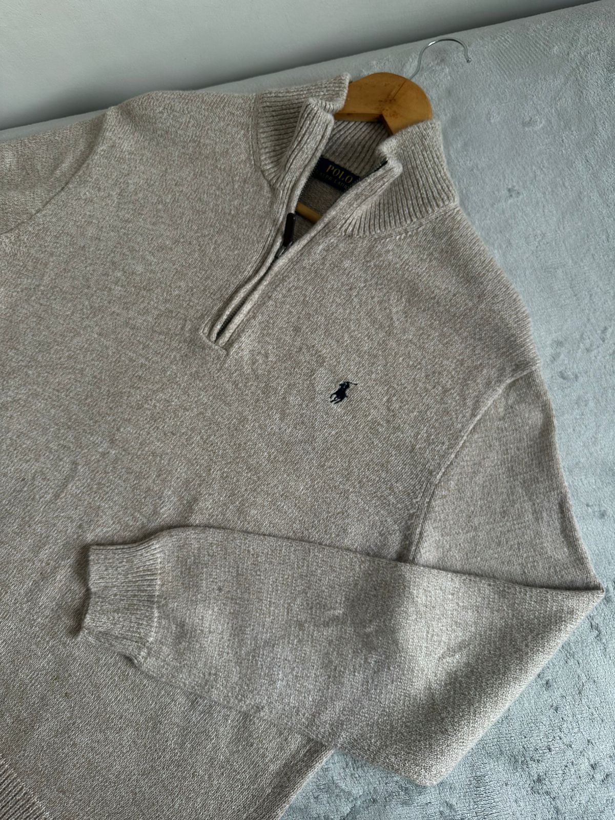 Pull demi zippé RALPH LAUREN Taille M Spot-Chic