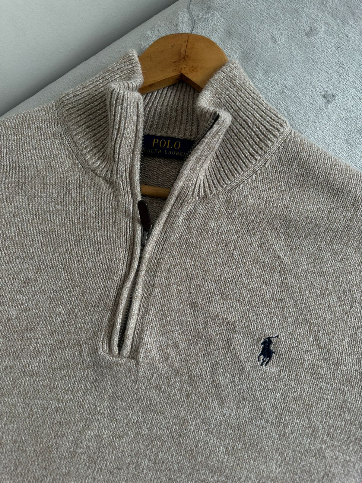 Pull demi zippé RALPH LAUREN Taille M Spot-Chic