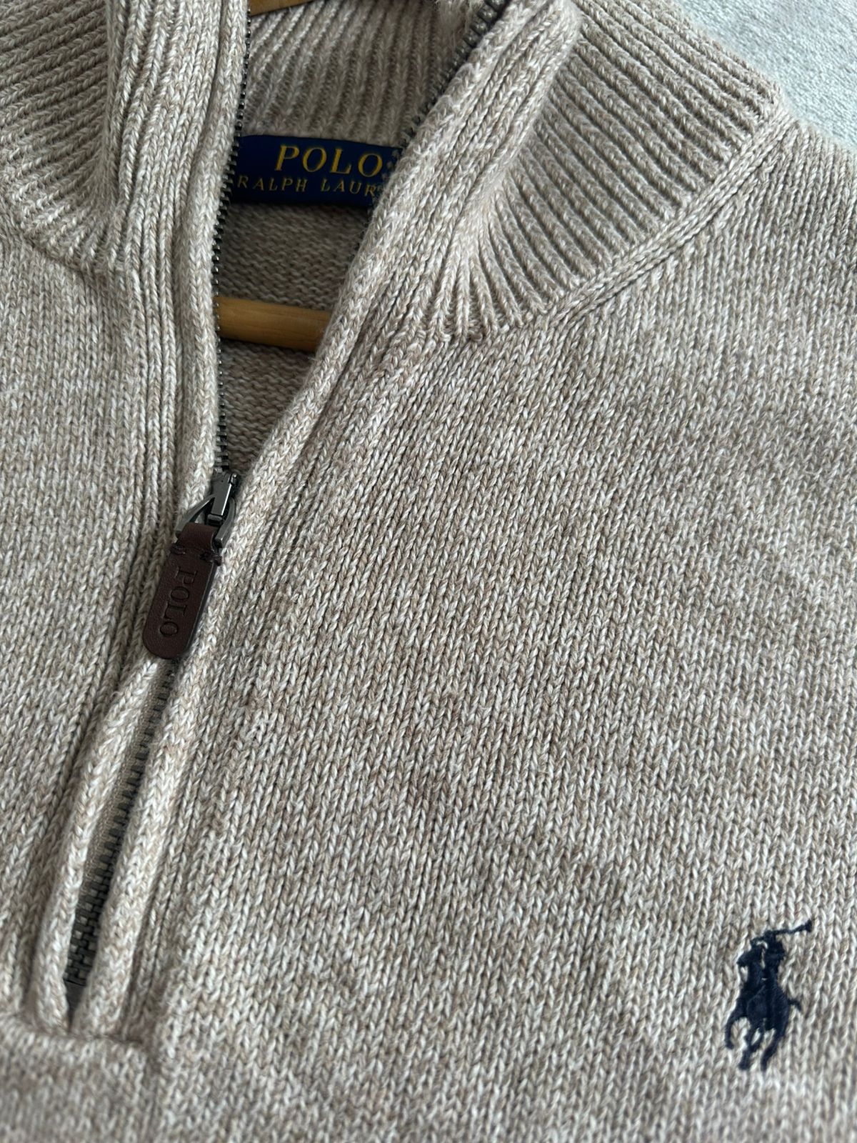 Pull demi zippé RALPH LAUREN Taille M Spot-Chic