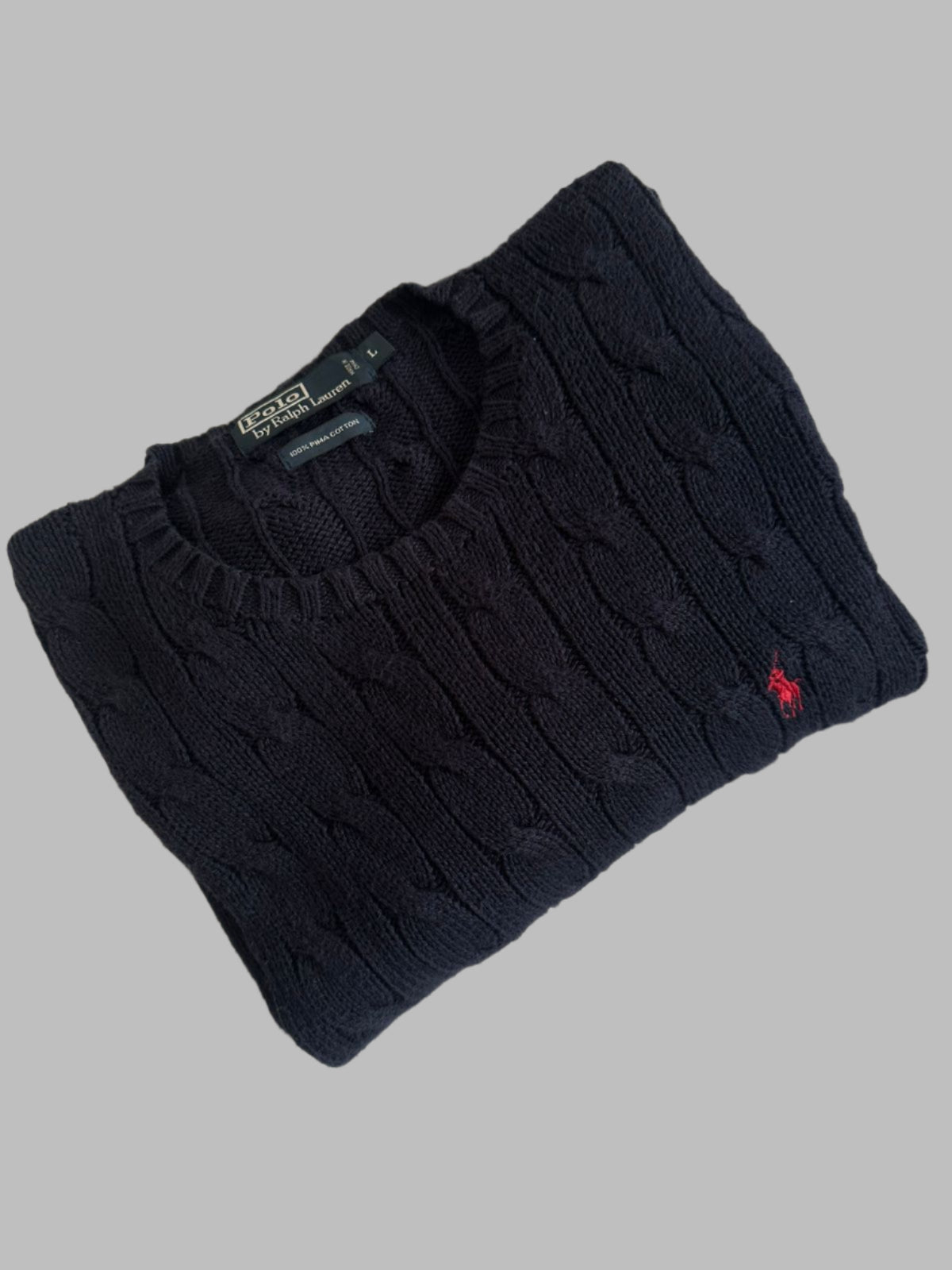 Pull torsadé RALPH LAUREN Taille L Spot-Chic