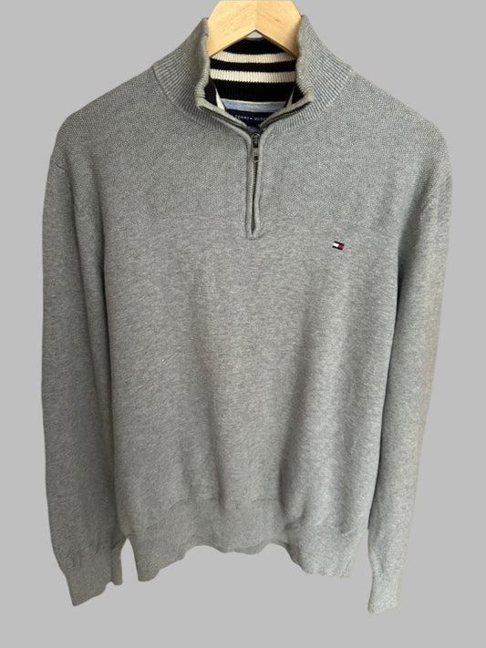 Pull demi zippé TOMMY HILFIGER Taille M Spot-Chic