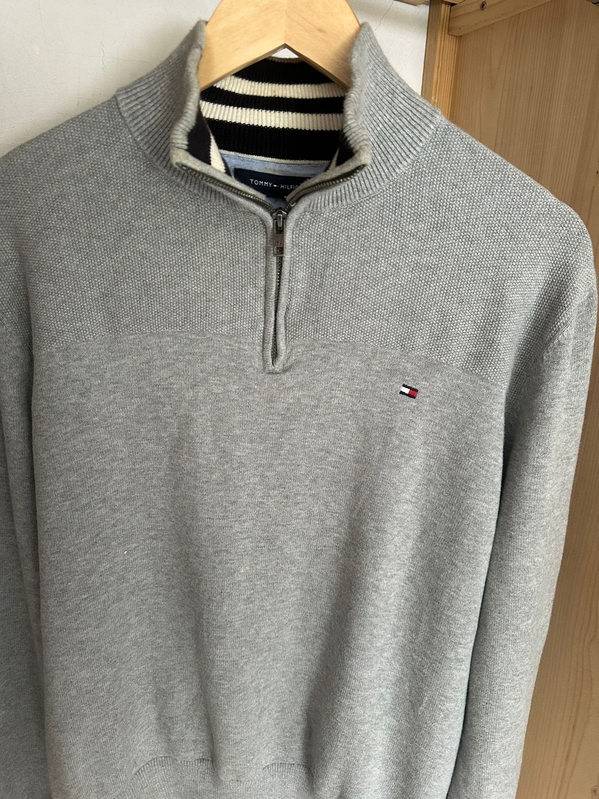 Pull demi zippé TOMMY HILFIGER Taille M Spot-Chic