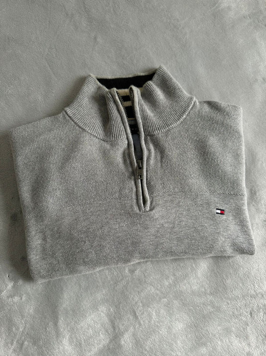 Pull demi zippé TOMMY HILFIGER Taille M Spot-Chic