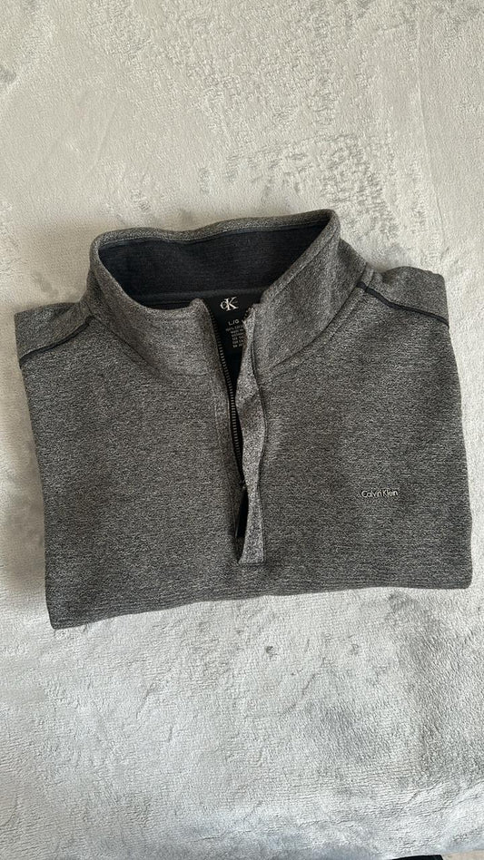 Pull demi zippé CALVIN KLEIN Taille L Spot-Chic