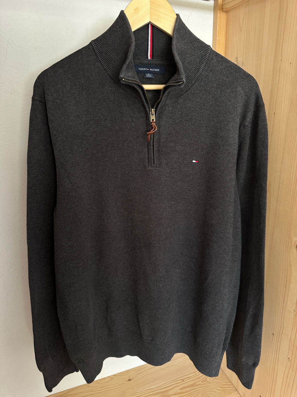 Pull demi zippé TOMMY HILFIGER Taille XL Spot-Chic