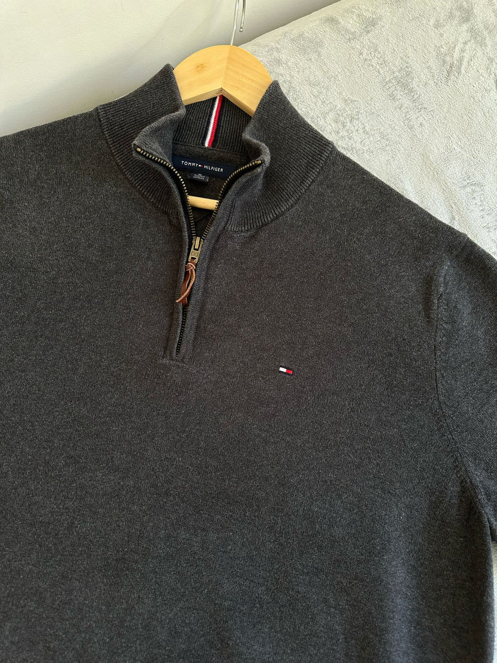 Pull demi zippé TOMMY HILFIGER Taille XL Spot-Chic