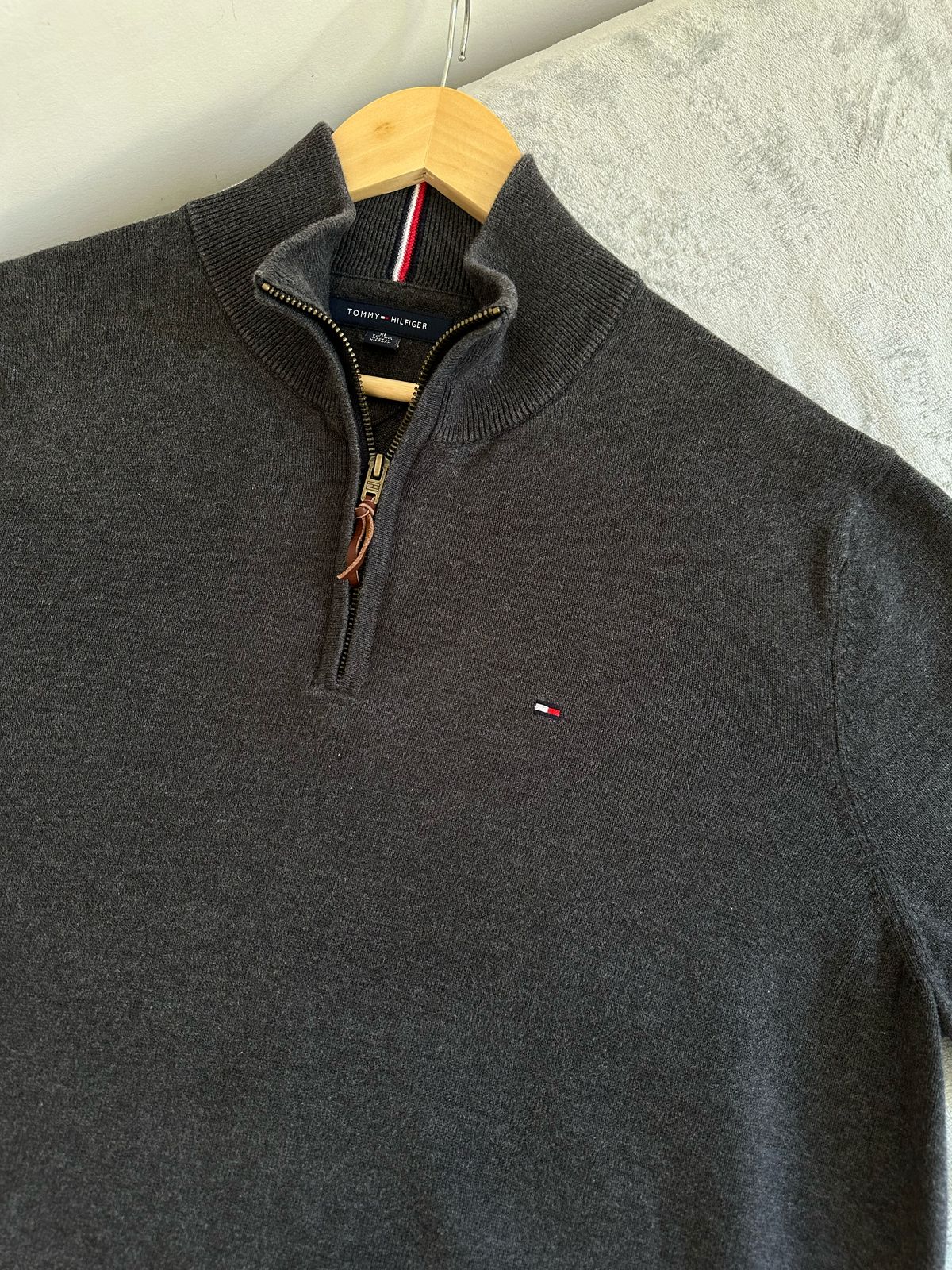 Pull demi zippé TOMMY HILFIGER Taille XL Spot-Chic