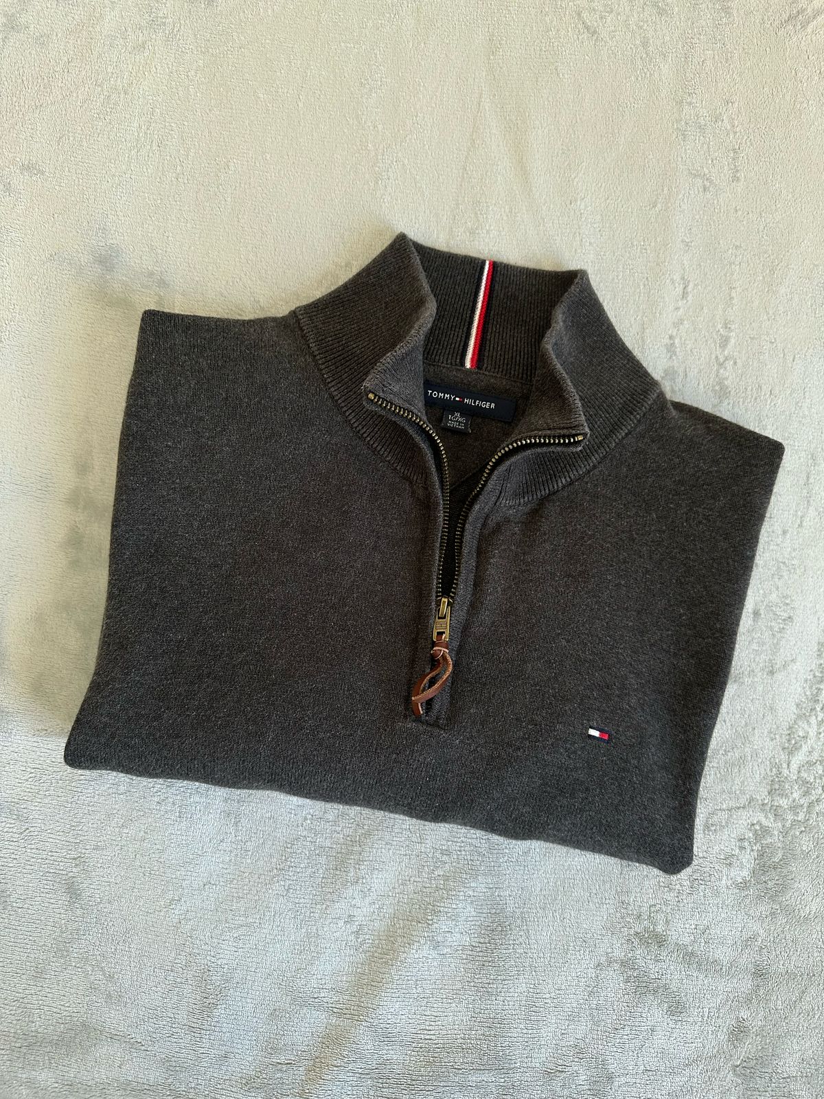 Pull demi zippé TOMMY HILFIGER Taille XL Spot-Chic