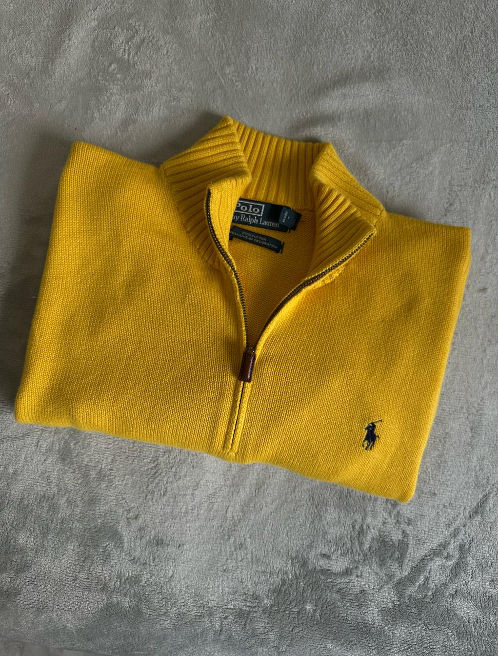 Pull demi zippé RALPH LAUREN Taille XL Spot-Chic