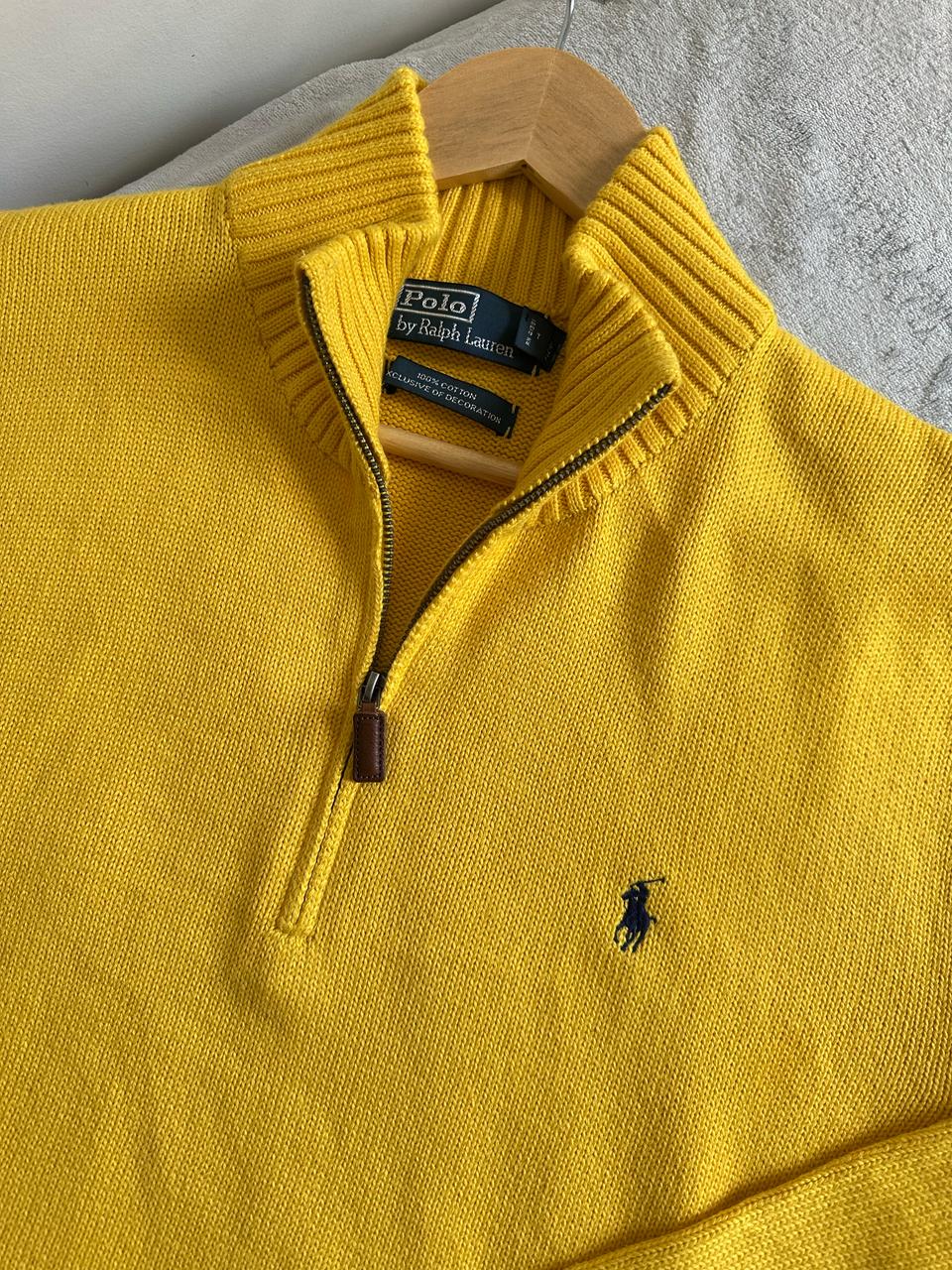 Pull demi zippé RALPH LAUREN Taille XL Spot-Chic