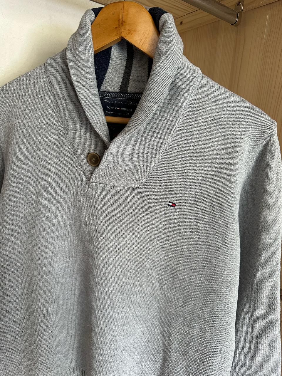 Pull demi boutonné TOMMY HILFIGER Taille M Spot-Chic