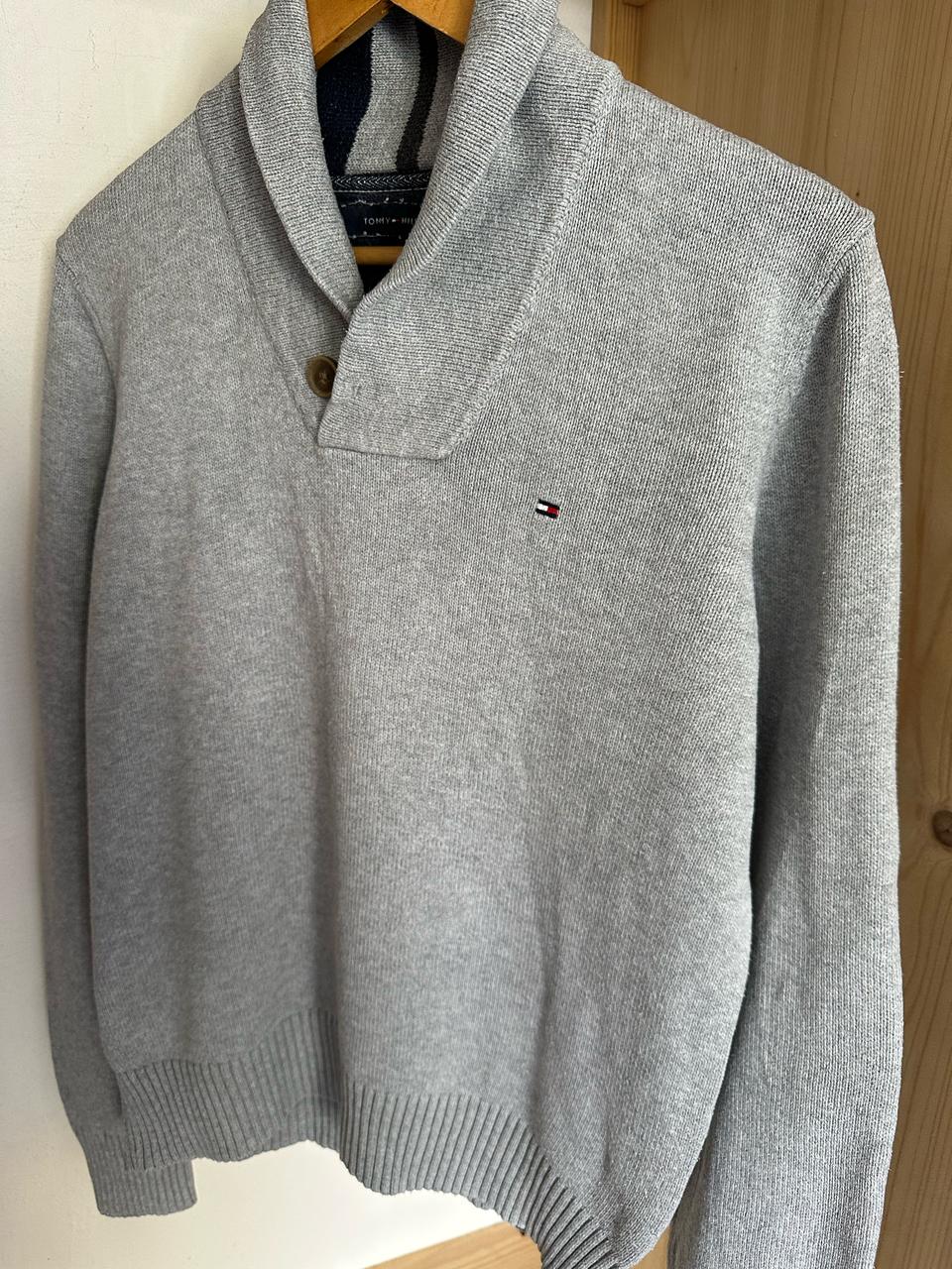 Pull demi boutonné TOMMY HILFIGER Taille M Spot-Chic