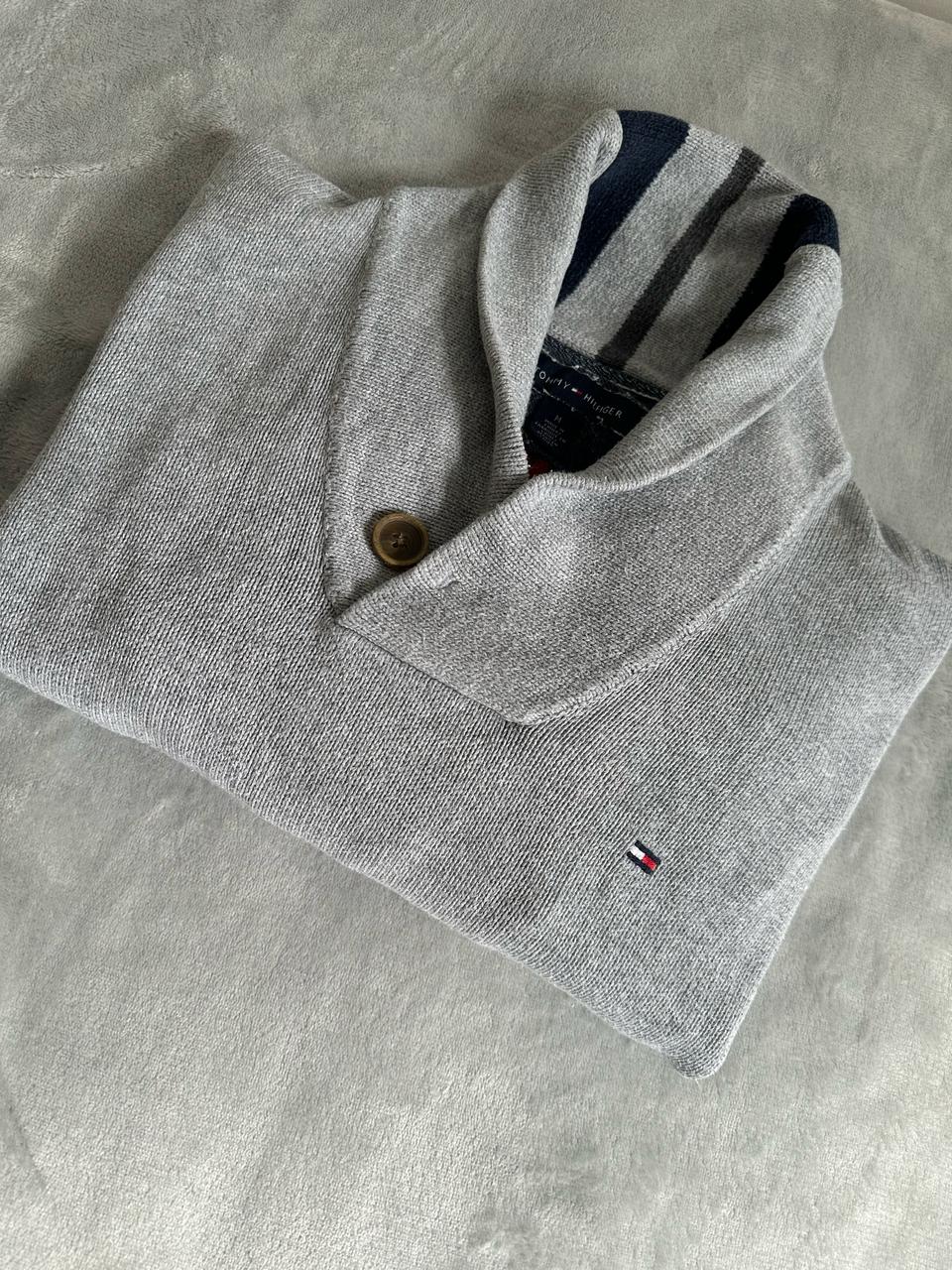 Pull demi boutonné TOMMY HILFIGER Taille M Spot-Chic