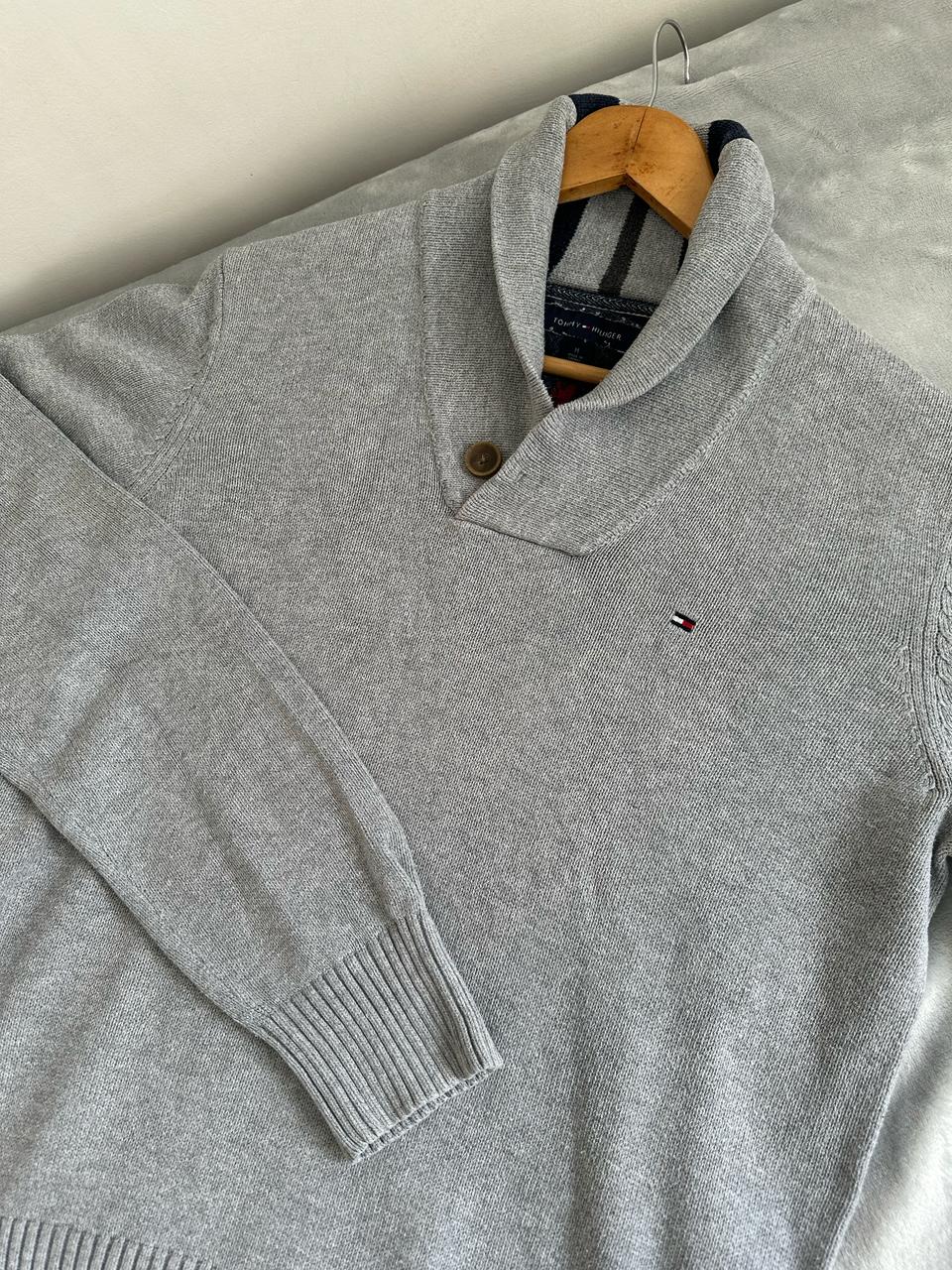 Pull demi boutonné TOMMY HILFIGER Taille M Spot-Chic