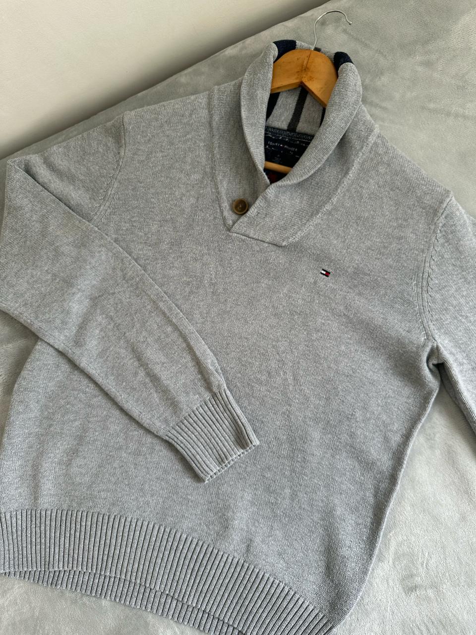 Pull demi boutonné TOMMY HILFIGER Taille M Spot-Chic