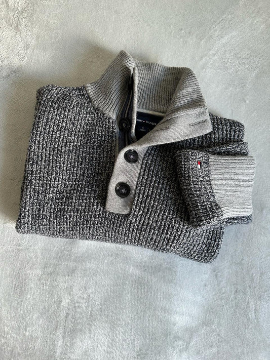 Pull demi boutonnée TOMMY HILFIGER Taille M Spot-Chic