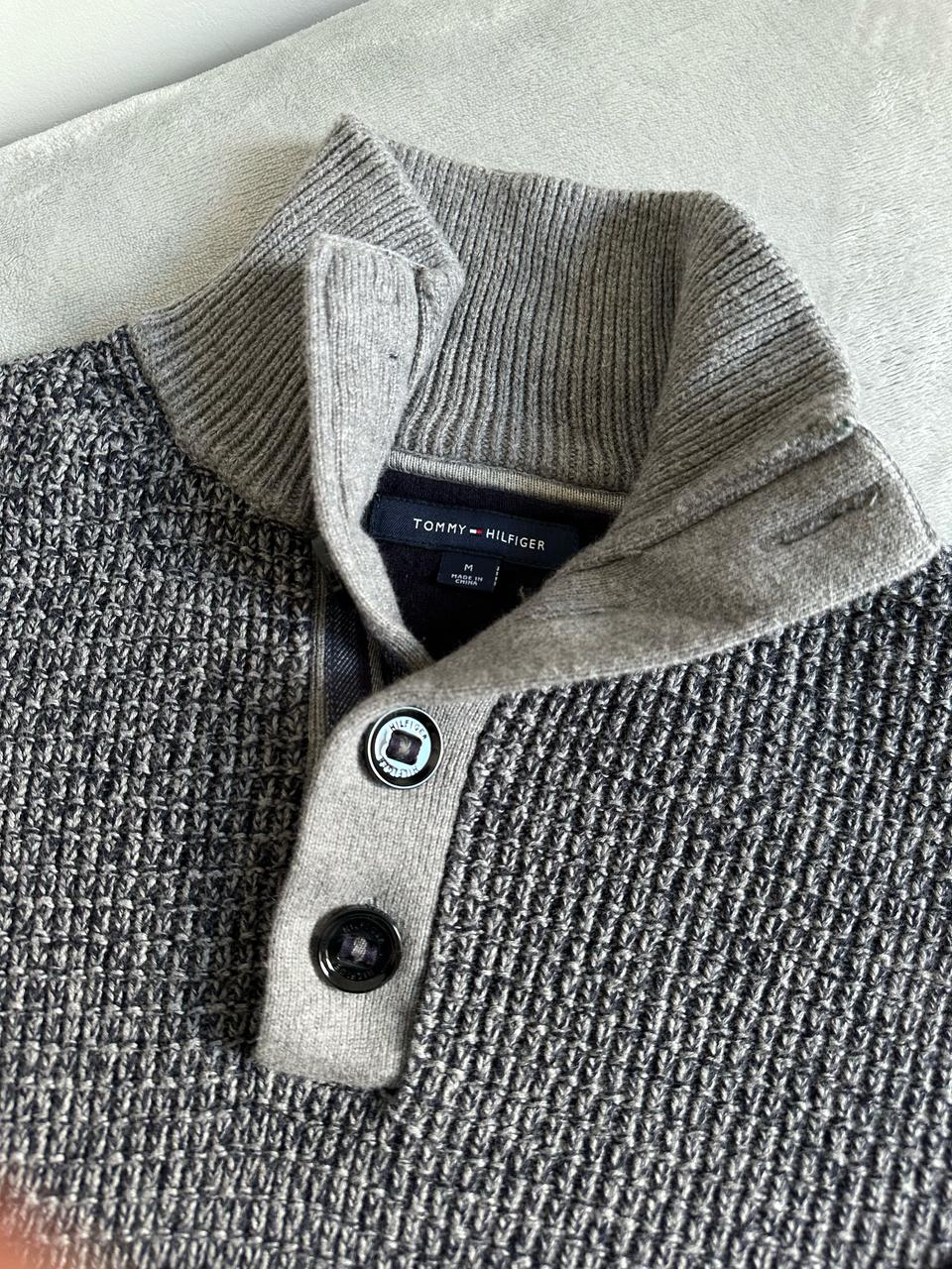 Pull demi boutonnée TOMMY HILFIGER Taille M Spot-Chic