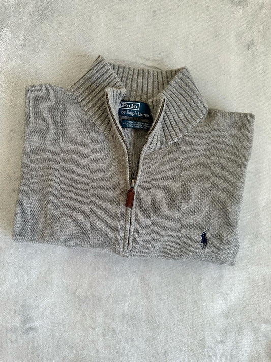 Pull demi zippé RALPH LAUREN Taille L Spot-Chic