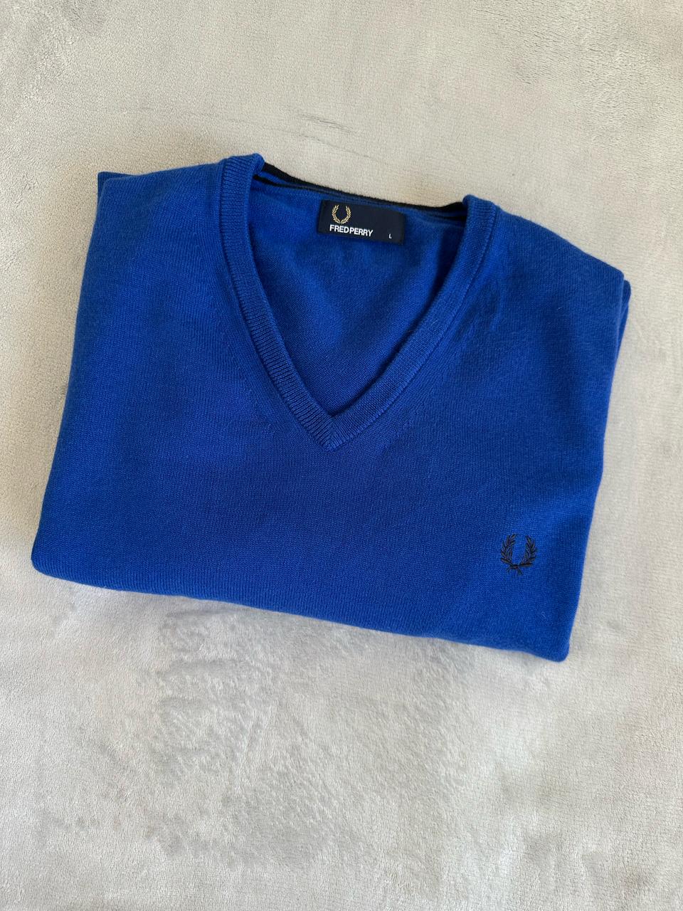 Pull FRED PERRY Taille L Spot-Chic