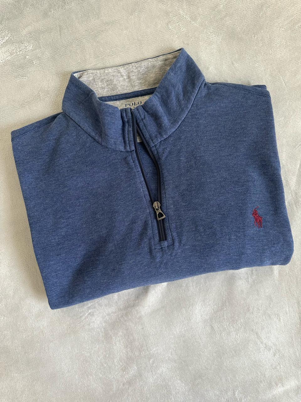 Pull demi zippé RALPH LAUREN Taille XXL Spot-Chic