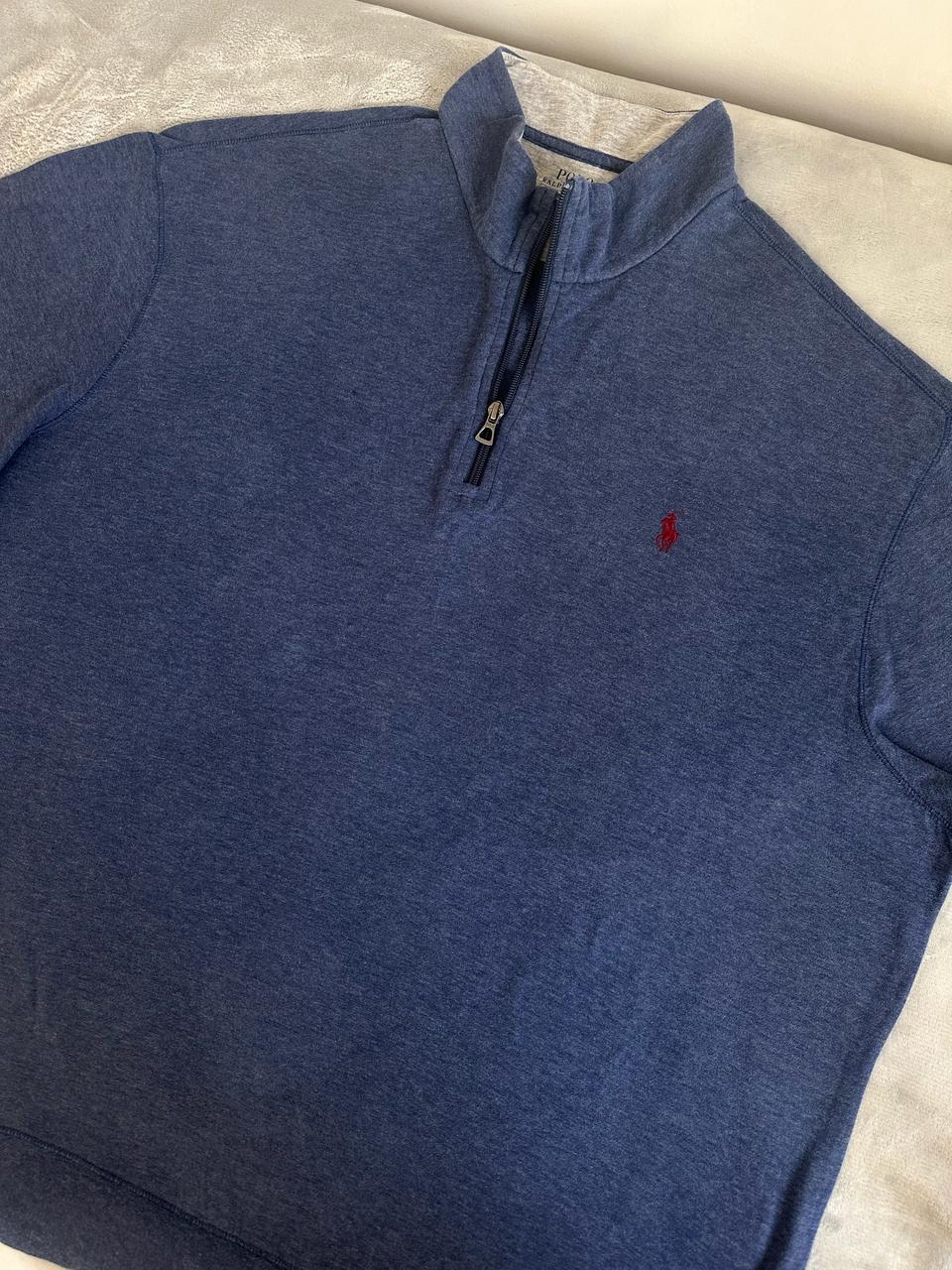 Pull demi zippé RALPH LAUREN Taille XXL Spot-Chic