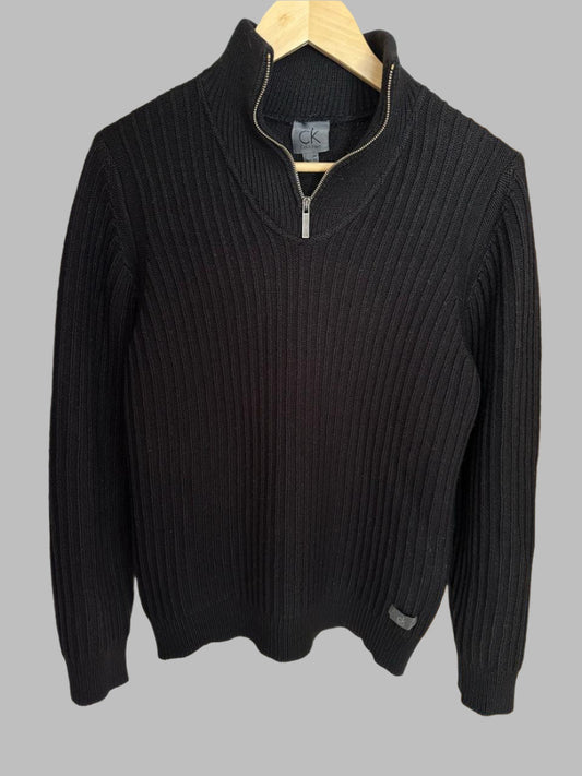 Pull demi zippé CALVIN KLEIN Taille S Spot-Chic