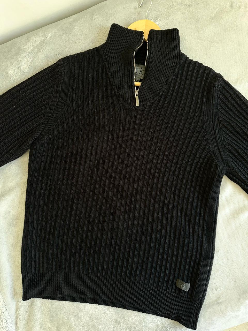 Pull demi zippé CALVIN KLEIN Taille S Spot-Chic