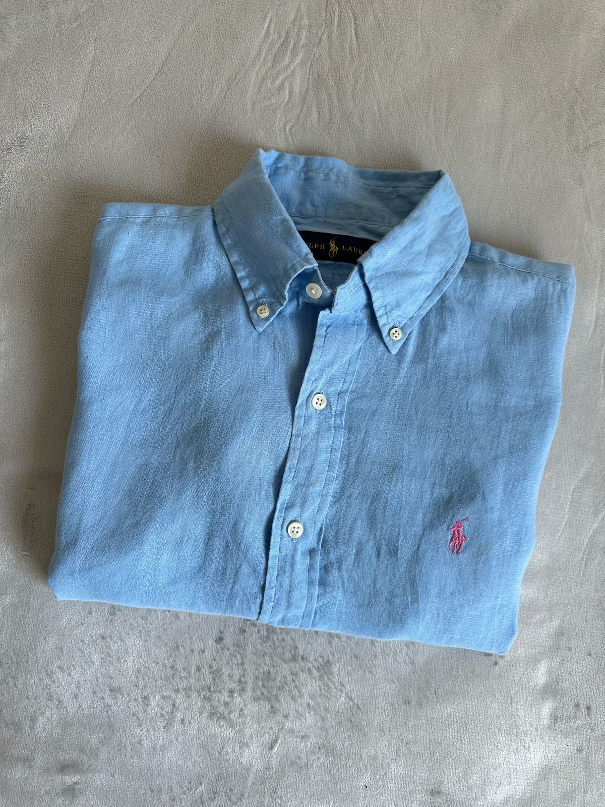 Chemise RALPH LAUREN en lin Taille S Spot-Chic