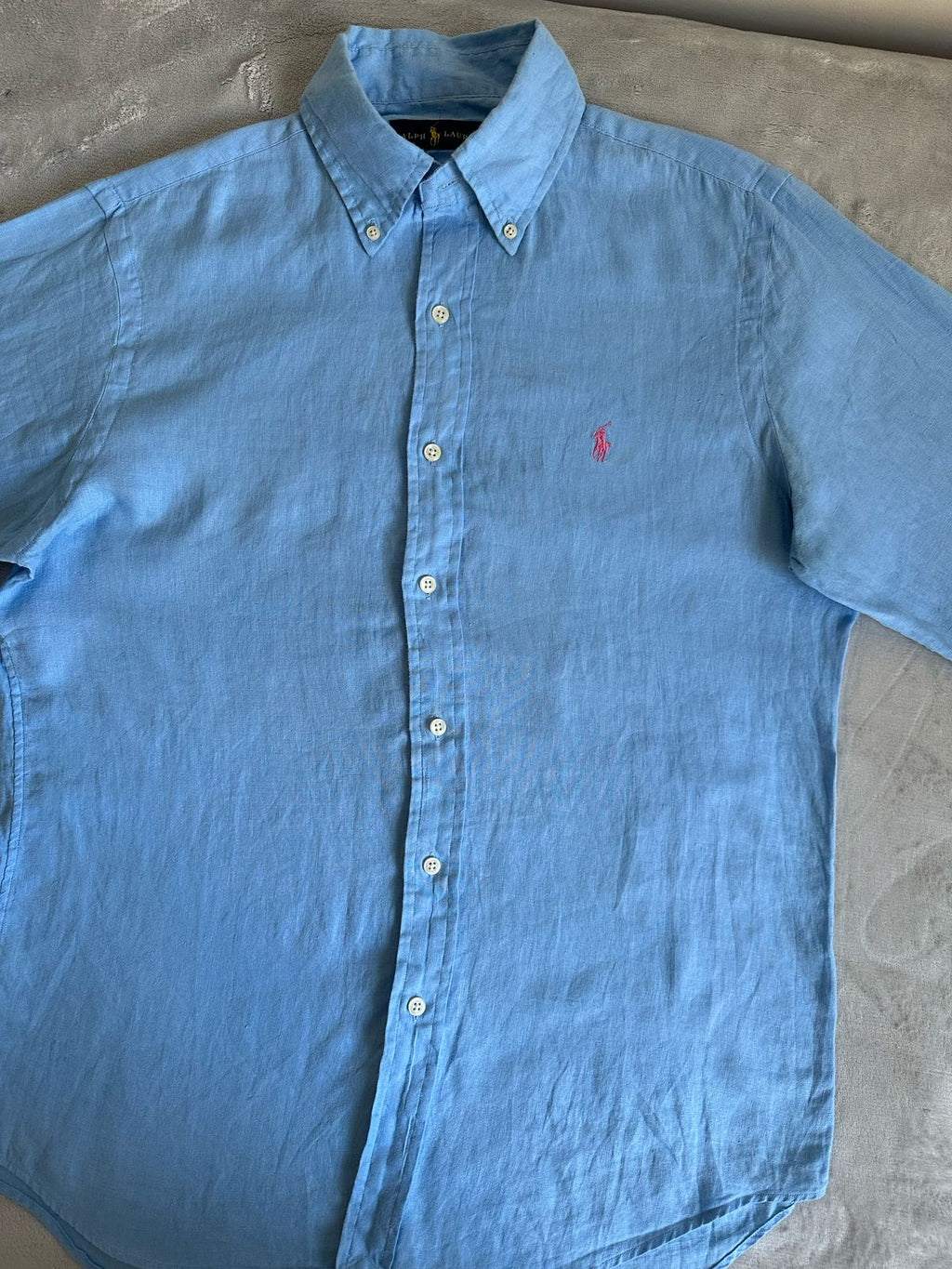 Chemise RALPH LAUREN en lin Taille S Spot-Chic